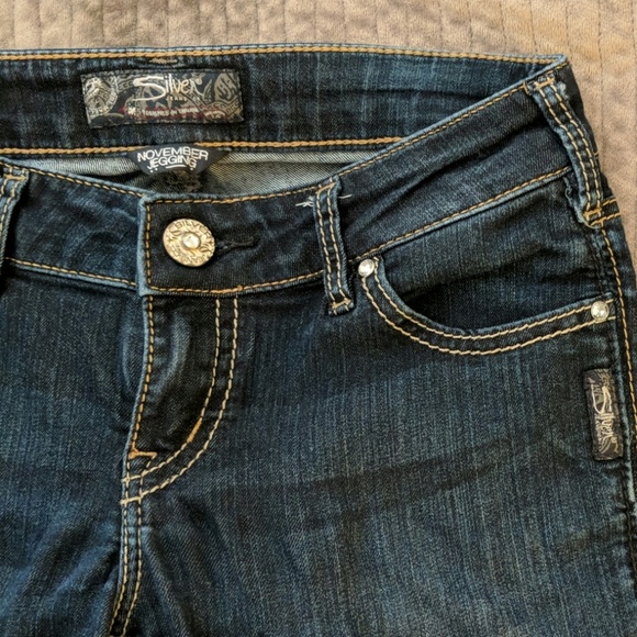 Silver November Jeggings, sz W27/L29 - Picture 3 of 8